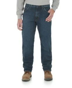 Wrangler Men's Flame Resistant Advanced Comfort Relaxed Fit Jean